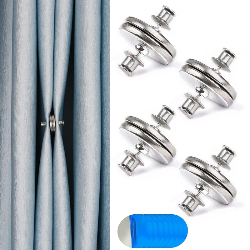 (🎅HOT SALE NOW-49% OFF)Magnetic Curtain Clip(4 PCS/PACK )  & BUY MO