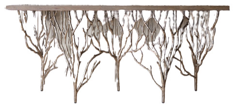 Ambella Home Collection Forest Console Table   Rustic   Console Tables   by GreatFurnitureDeal  Houzz