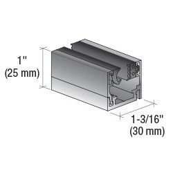 CRL Fallbrook 3m Fixed Frame Profile for Ceiling