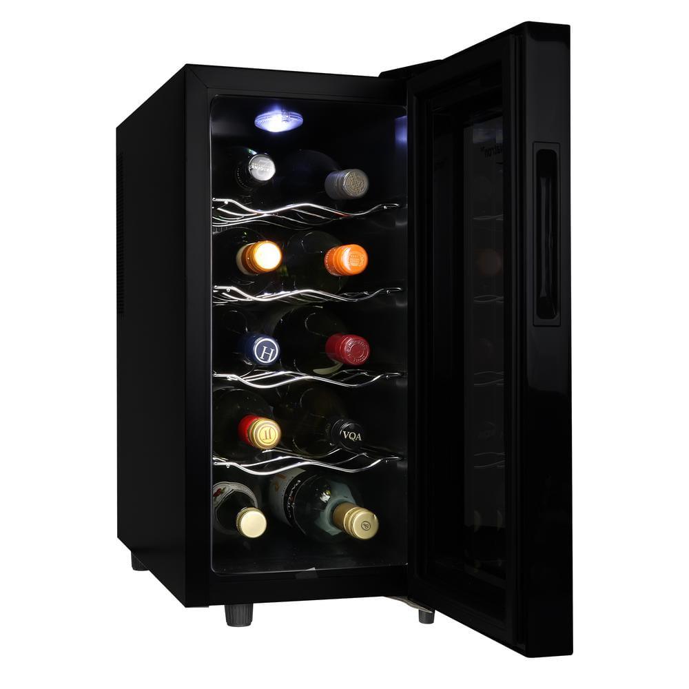 Koolatron Urban Series 10 Bottle Wine Cooler Black 1 cu ft