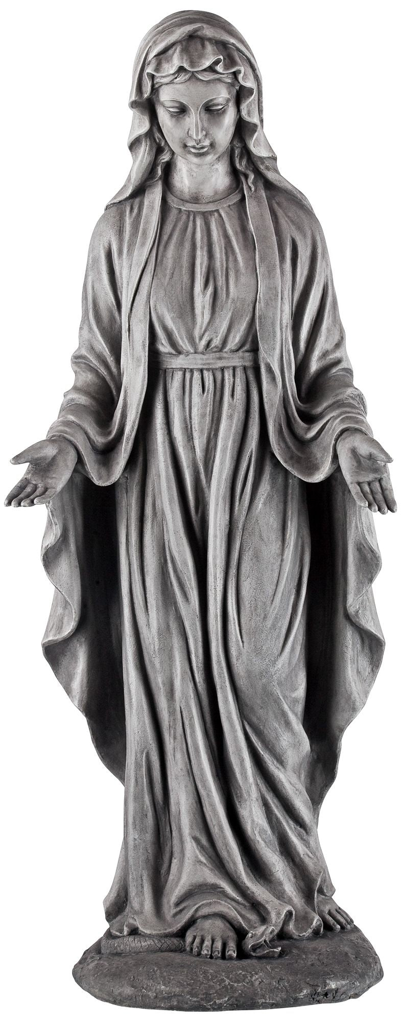 John Timberland Outdoor Statue 29 1/2" High Virgin Mary Sculpture for Yard Garden Patio Deck Home Entryway Hallway