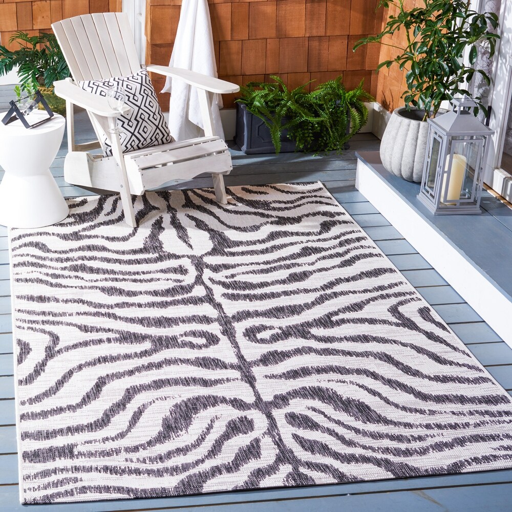 SAFAVIEH Courtyard Ottaviana Indoor/ Outdoor Waterproof Patio Backyard Rug