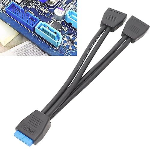 Motherboard USB Splitter，Support 5Gbps 2 Port Internal Header Adapter - Computer Interconnects for C