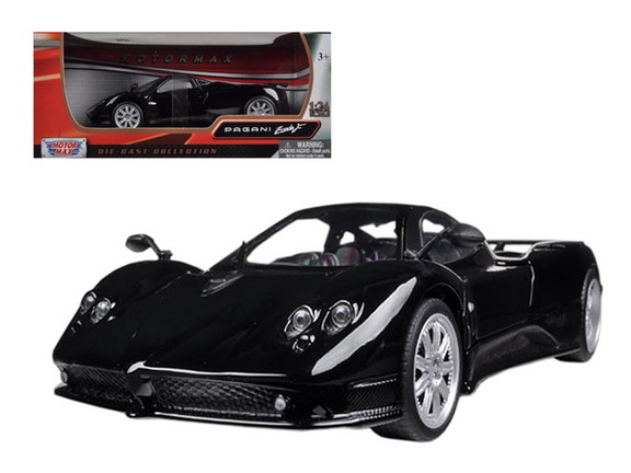 Motormax Pagani Zonda F Black 1/24 Diecast Car Mod...