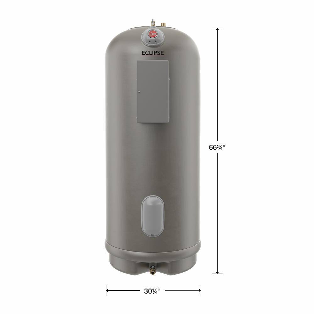 Rheem Commercial Marathon Eclipse Light-Duty 105 Gal. 240-Volt 12 kW Field Convertible Non Metallic Electric Water Heater MELD105-FTB 240 Volt 12 kW