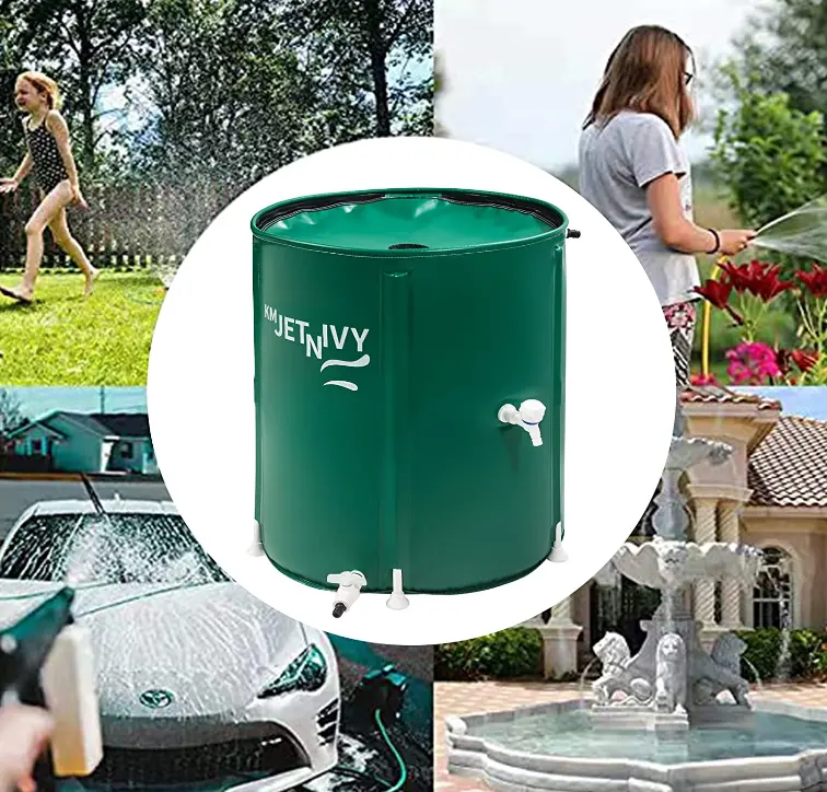 Blind Box Rain Barrel  Upgrade 100L~1000L Anti Collapse Collapsible Rainwater Collection System  Portable Water Storage Tank