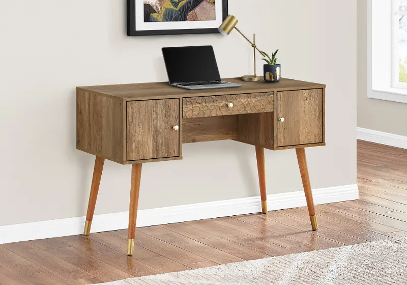 Monarch Brown Computer Desk