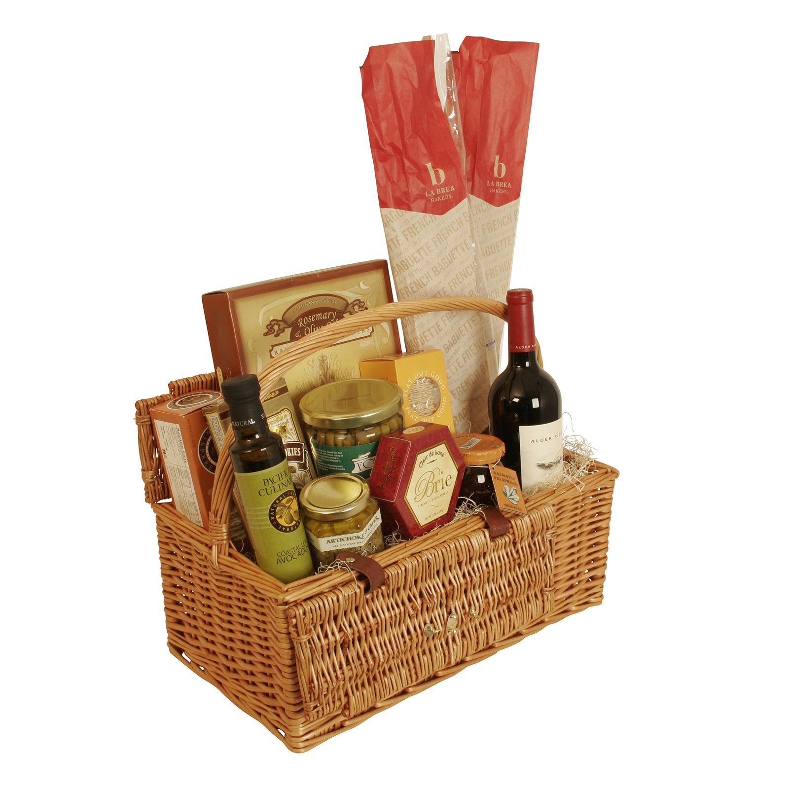 Wald Import Willow Picnic Basket