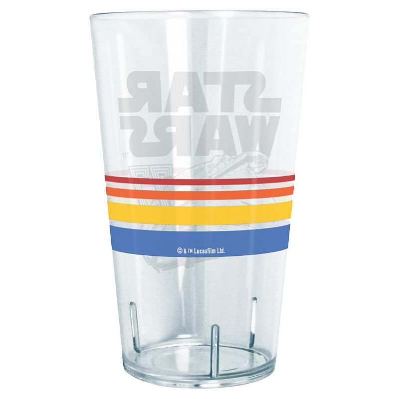 Star Wars Falcon Stripes 24-oz. Tritan Glass