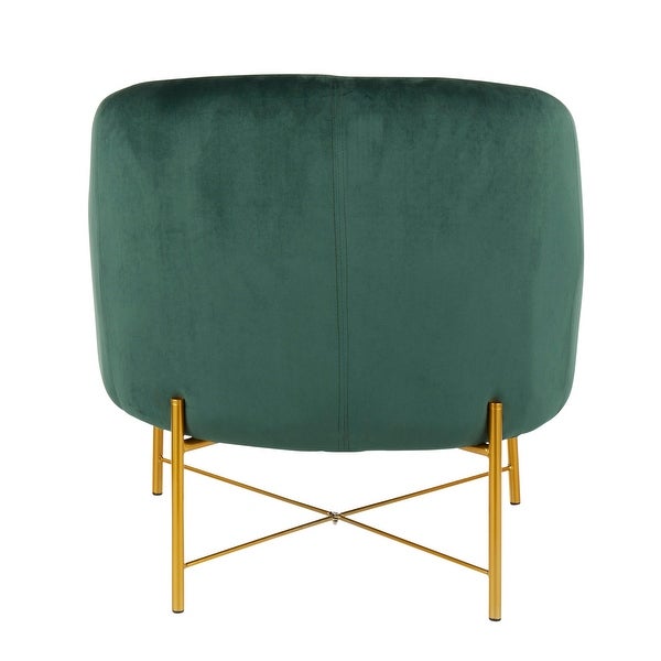 Chloe Upholstered Accent Chair with Metal Legs