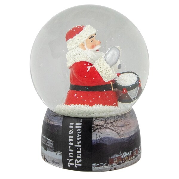 6.5 Norman Rockwell 'A Drum For Tommy' Christmas Snow Globe