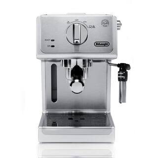 DeLonghi 15-Bar Stainless Steel Espresso Machine and Cappuccino Maker with Manual Frother ECP3630