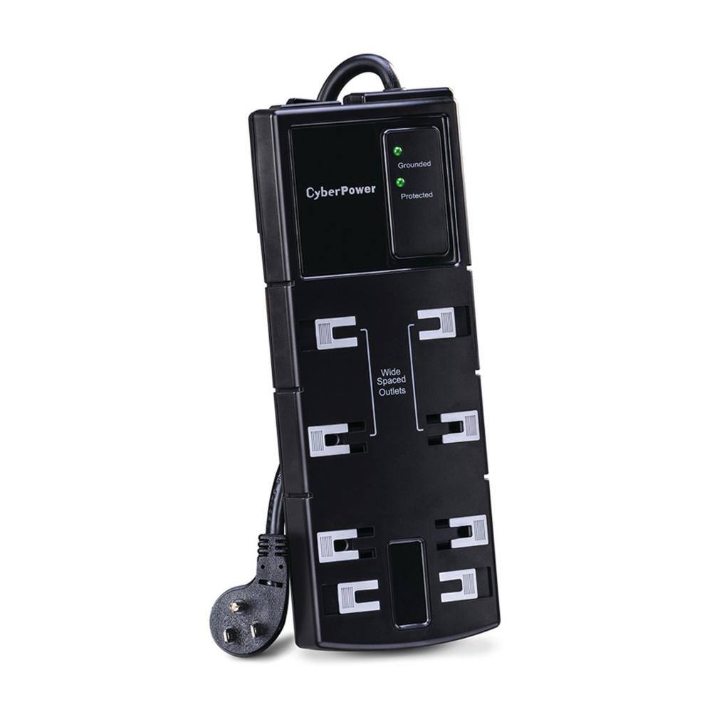 CyberPower 8-Outlet Essential Surge Protector CSB806