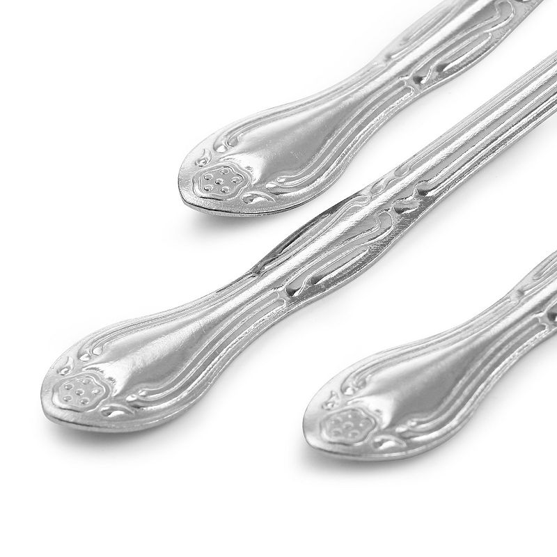 Gibson Everyday Abbie 4 Piece Stainless Steel Dinner Spoon Set