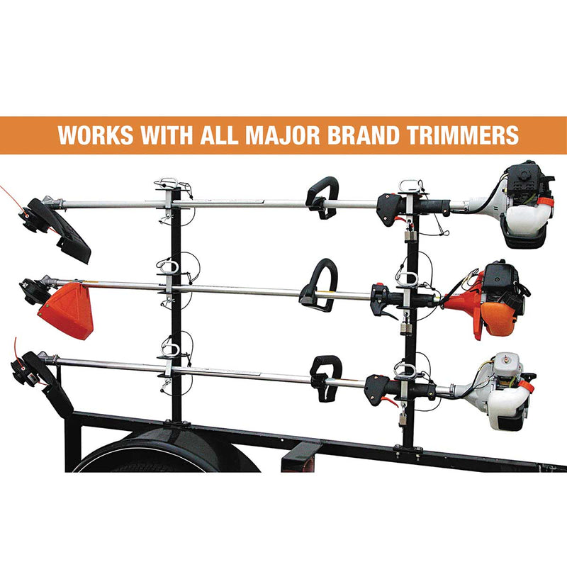 Buyers Products 3-Position Channel Style Lockable Trimmer Rack