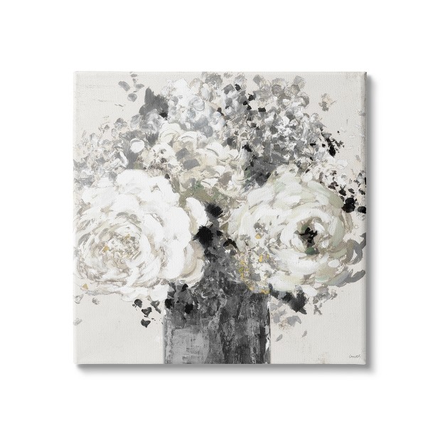 Stupell Bold Abstract Floral Arrangement Gallery Wrapped Canvas Wall Art 24 X 24