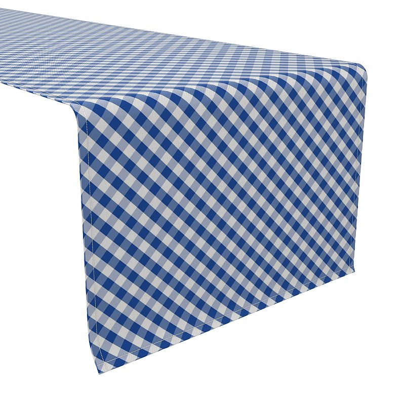 Table Runner， 100% Cotton， 16x72， Plaid 26