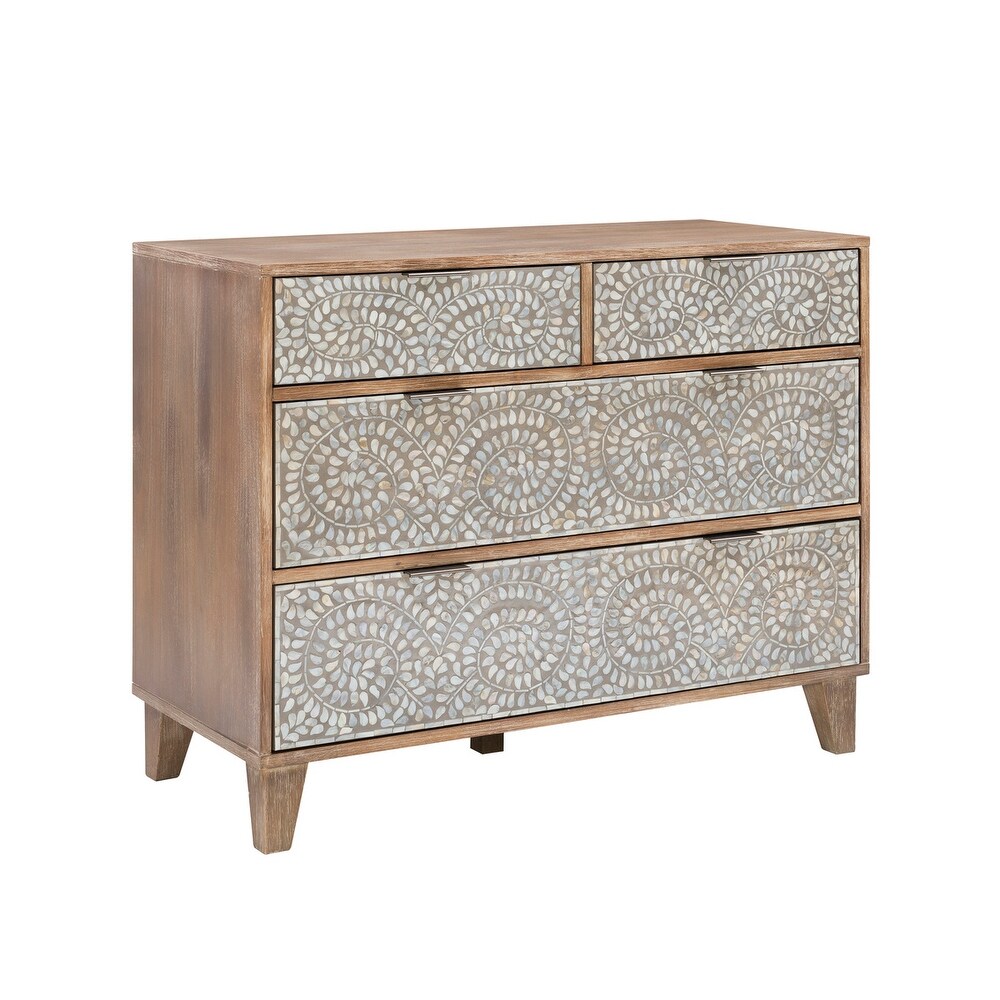 Clematis 4 Drawer Console