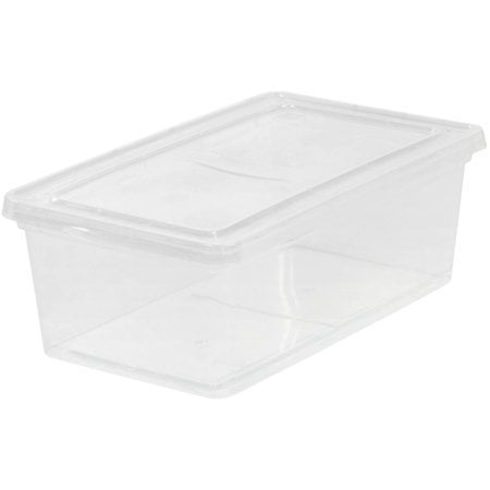 IRIS USA 6 Qt Craft Clear Craft Storage Latch Box, 18 Pack