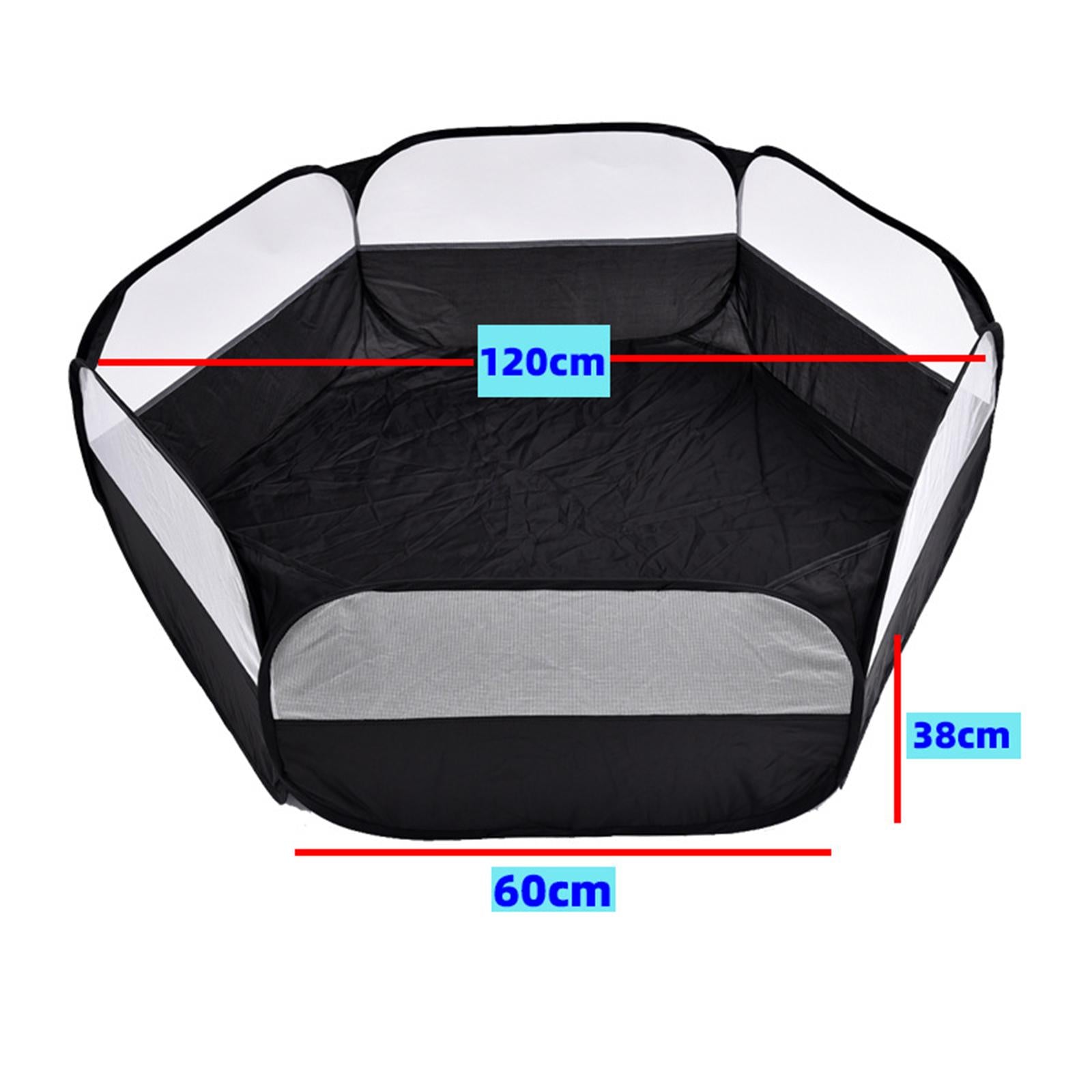 Small Animals Playpen， Waterproof Indoor Pet Cage Tent， Portable Outdoor Exercise Yard Fence for Kitten Hamster Bunny Squirrel Guinea Pig ， without cover