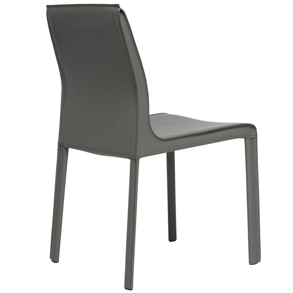 STAN Modern Leather Side Chair