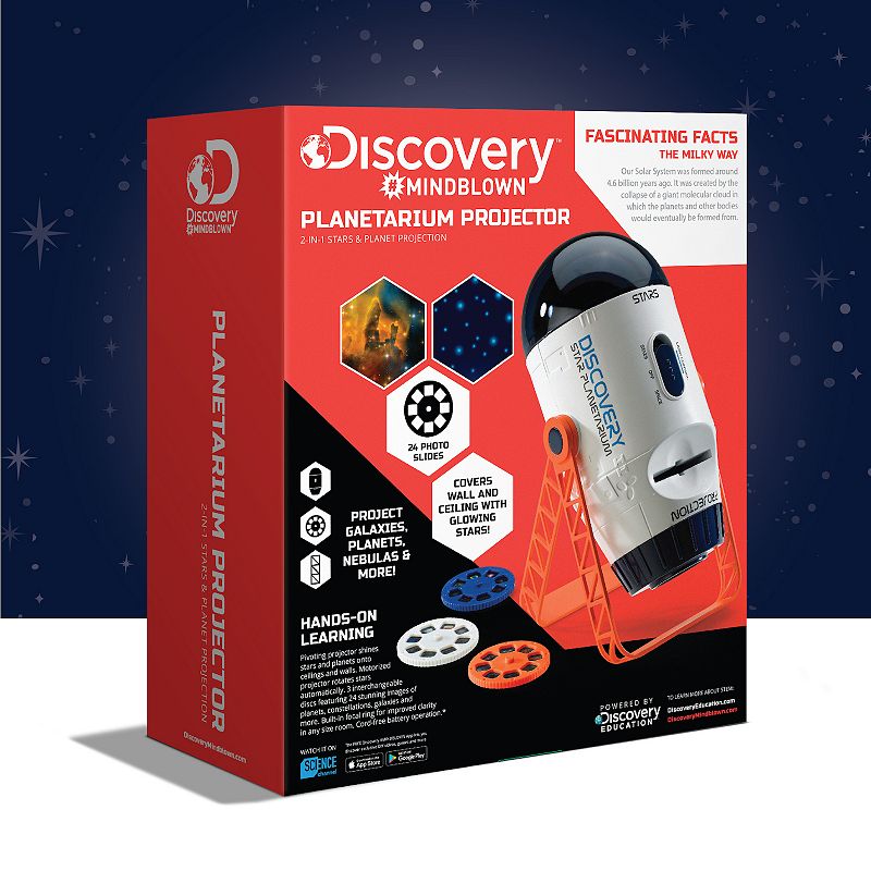 Discovery #MINDBLOWN 2-In-1 Reversible Planetarium Space Projector