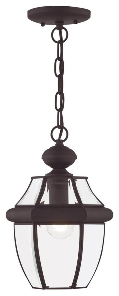 Livex Monterey Outdoor Hanging Lantern   Traditional   Outdoor Hanging Lights   by Designer Lighting and Fan  Houzz