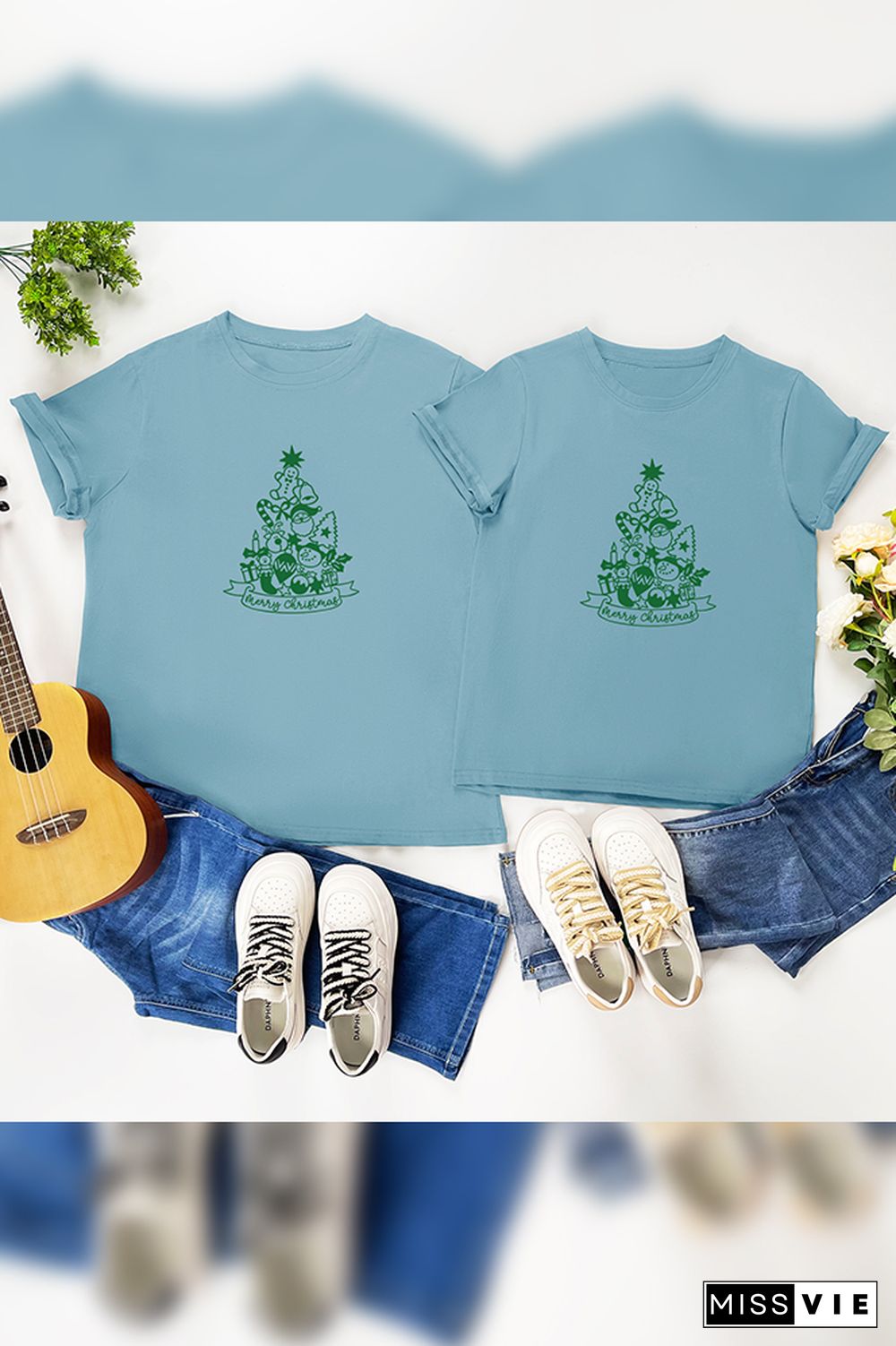 Christmas Tree Couple T-shirt Wholesale