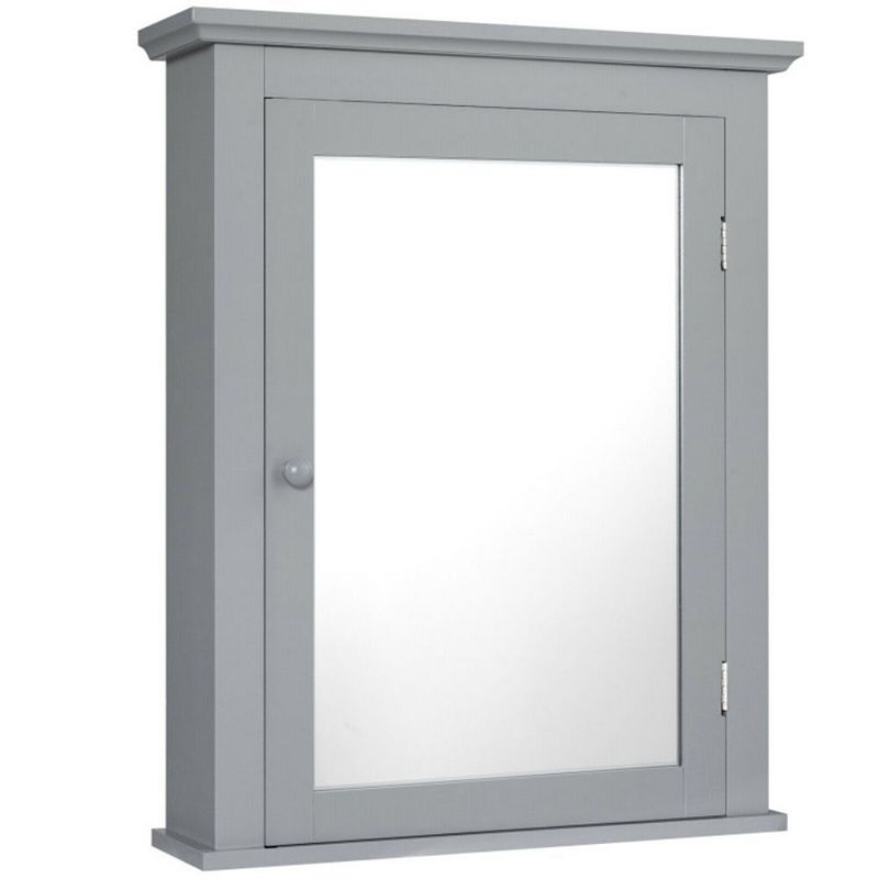 Hivago Bathroom Wall Mounted Storage Mirror Medicine Cabinet