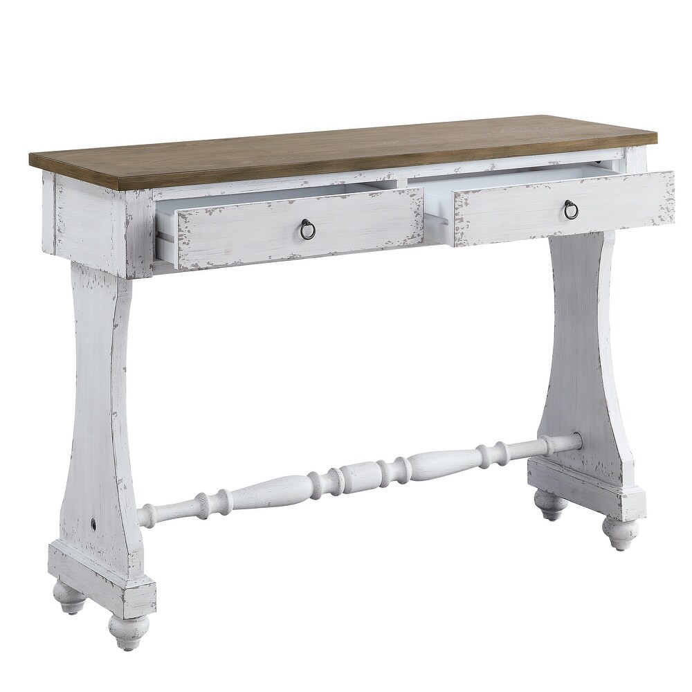 Console Table with 2 Drawers