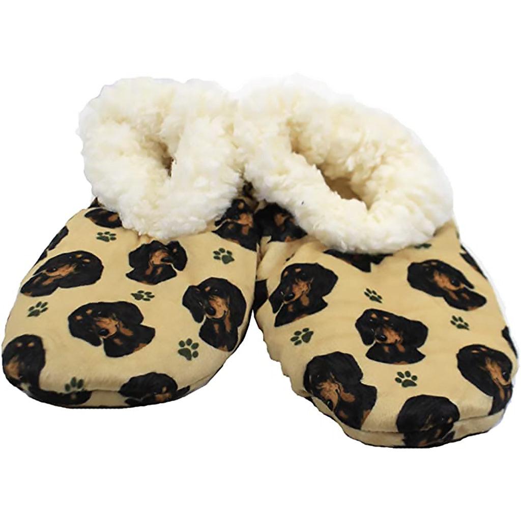 Comfies  Slippers - Dachshund Black