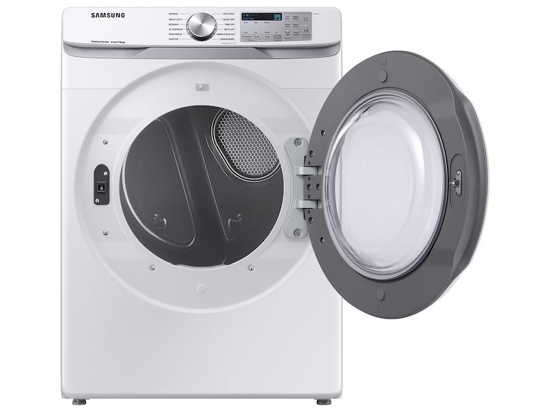 Samsung DVE51CG8000W 7.5 Cu. Ft. Smart Electric Dryer With Sensor Dry In White