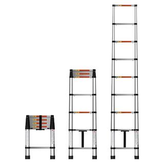 Amucolo 8 .5 ft. Aluminum Telescoping Extension Ladder with 330 lbs. Load Capacity DHS-CYW-851