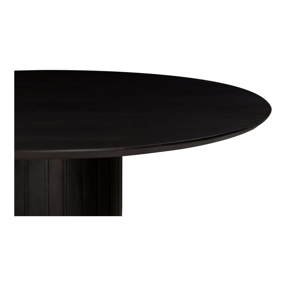 Aurelle Home Poete Solid Acacia Wood Pedestal Dining Table