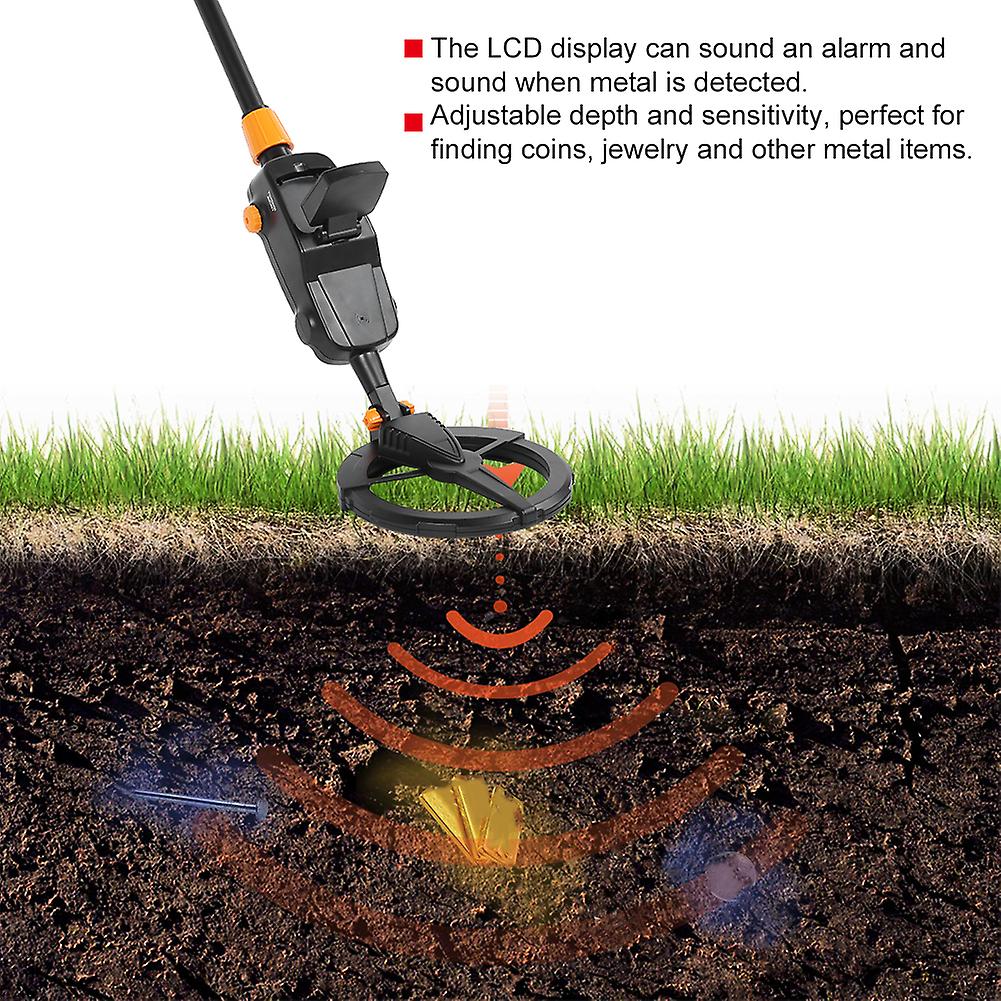 Portable Children Beach Underground Metal Detector Handheld Treasure Finder