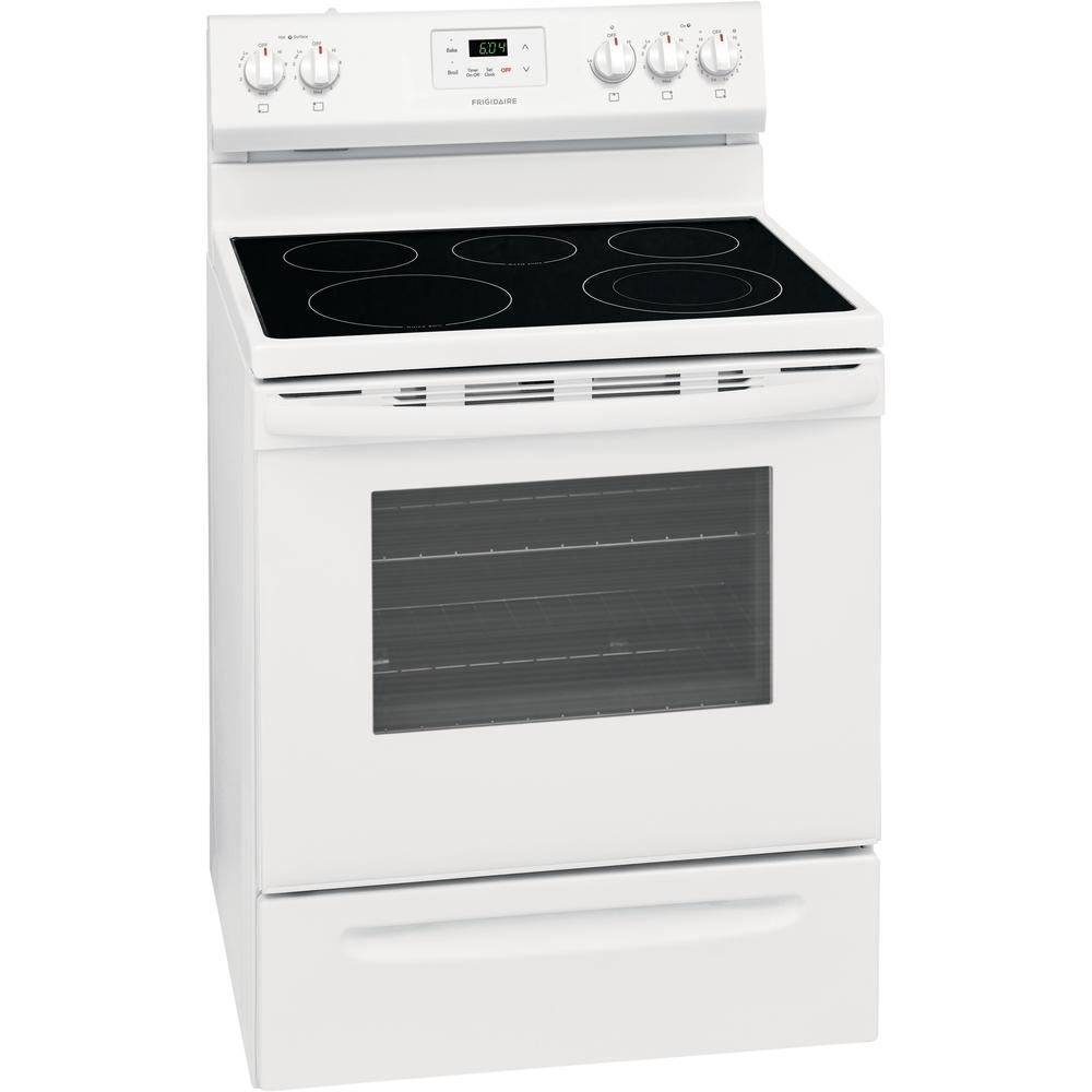 Frigidaire 30-inch Freestanding Electric Range with Even Baking Technology FCRE305CAW