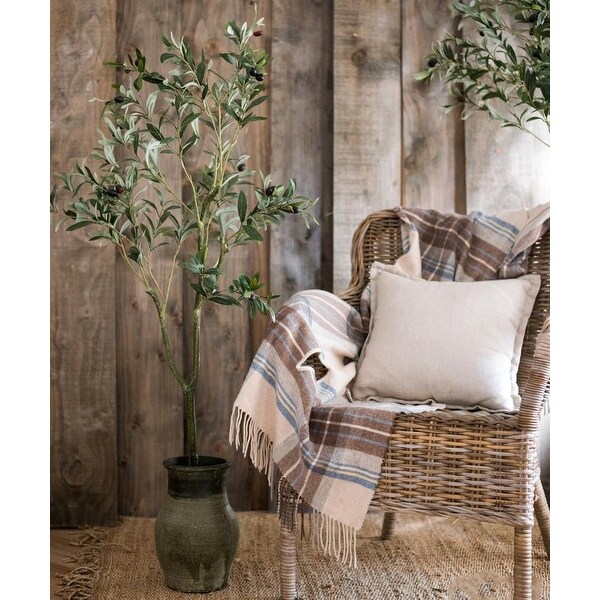 RusticReach Artificial Olive Tree