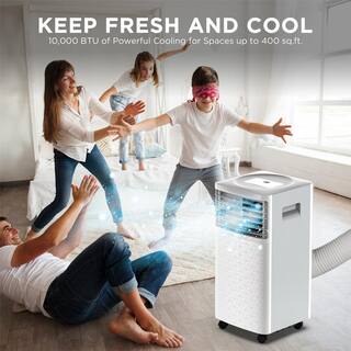 TURBRO Greenland 10000 BTU Portable Air Conditioner Dehumidifier and Fan 3-in-1 Portable AC Unit for Rooms up to 400 sq. ft. GLP06AC