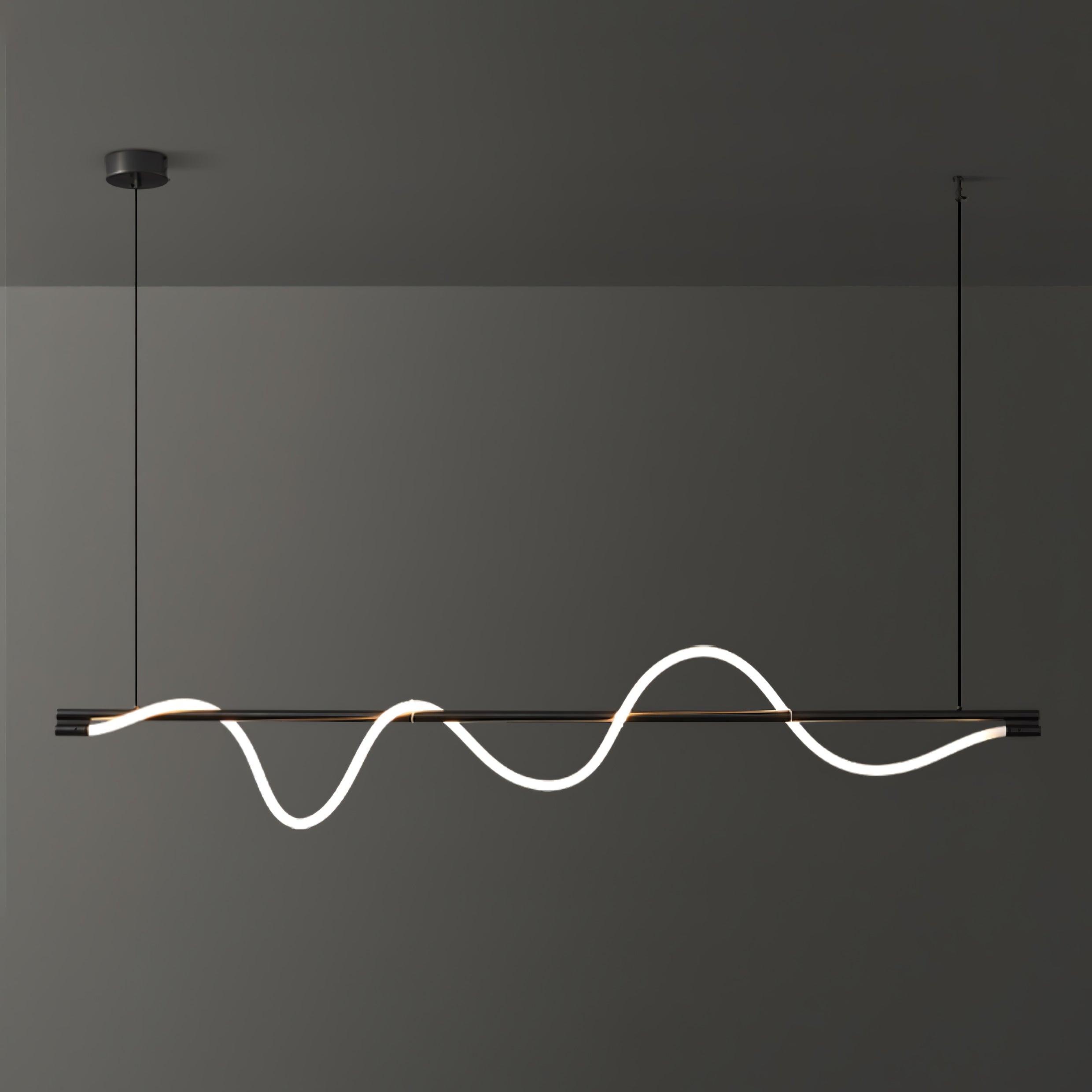 Linear Curve Island Pendant Lamp