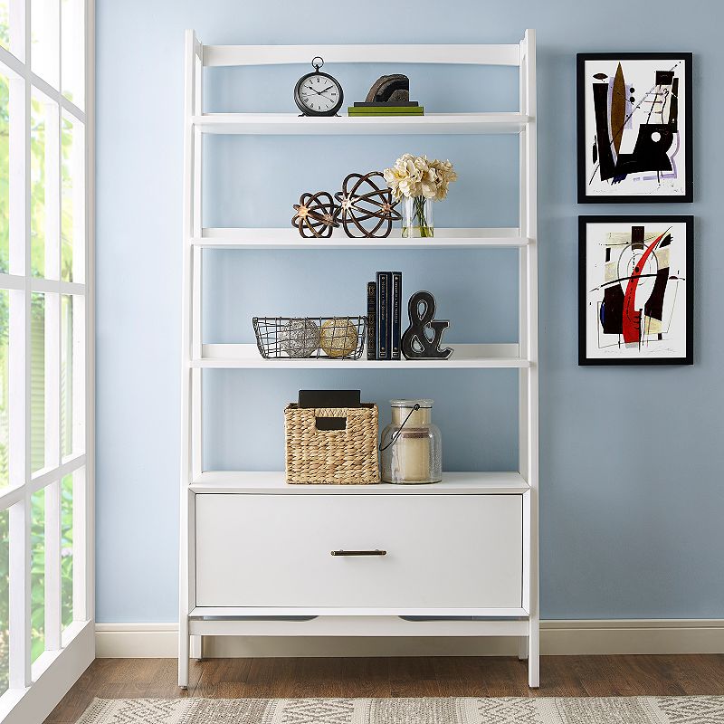 Crosley Furniture Landon Small Ladder Bookshelf