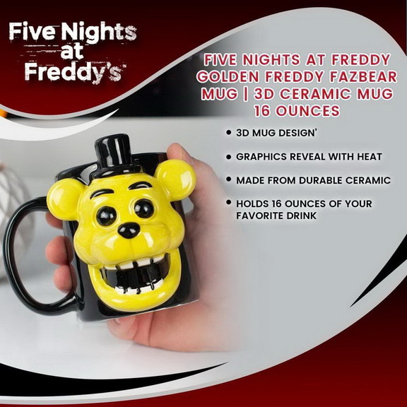 Just Funky Five Nights at Freddy's Golden Freddy 1...