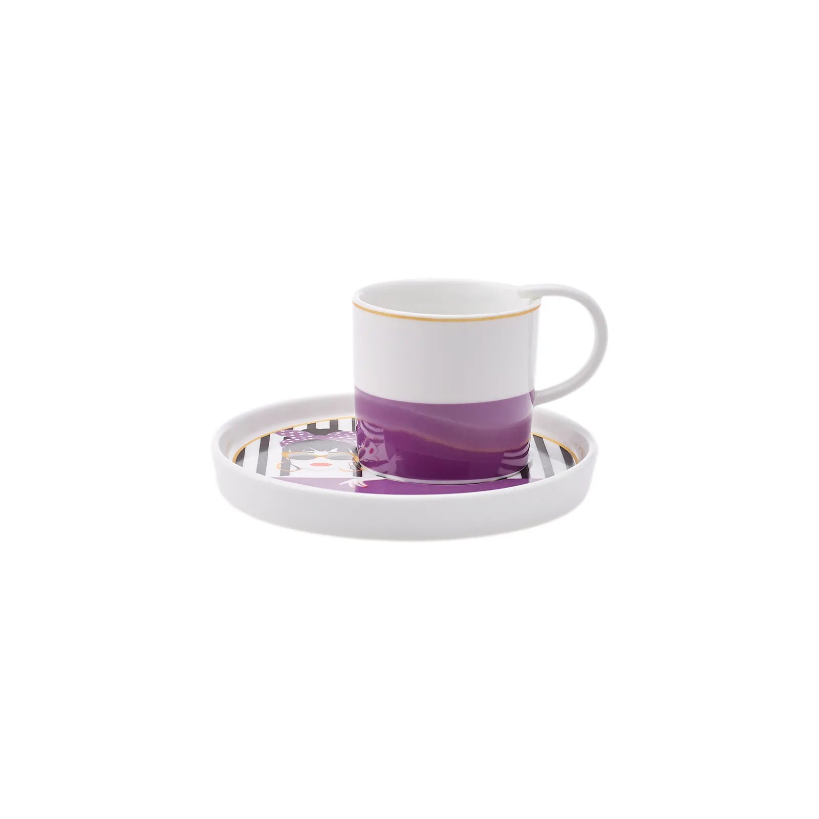 Karaca Girlish Set Of 6 Coffee Cups 100 Ml 153.03.06.6226