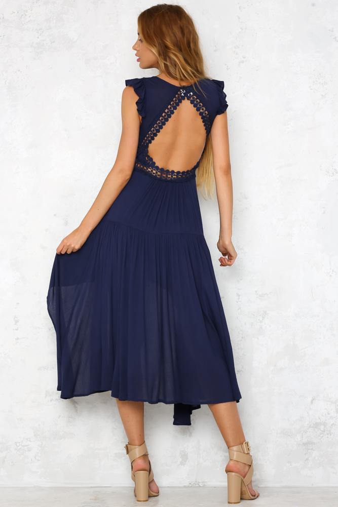 Lolita Love Maxi Dress Navy