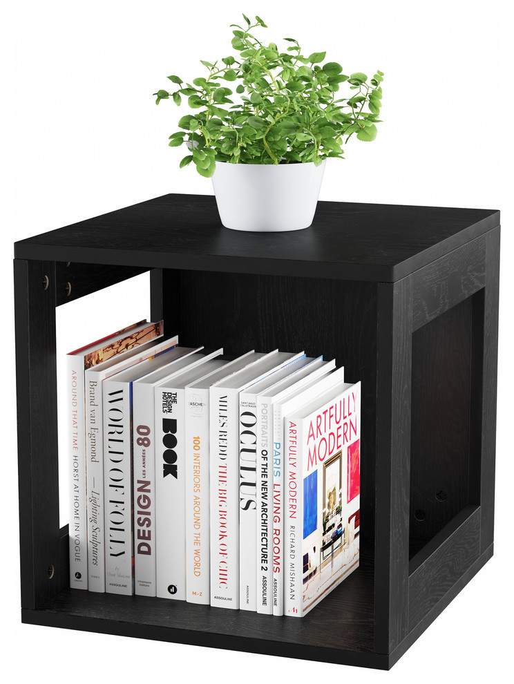 Lavish Home Stackable Modular Open Cube End Table   Transitional   Side Tables And End Tables   by Trademark Global  Houzz