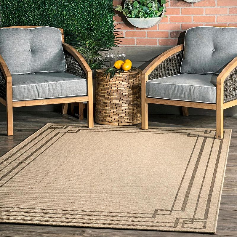 nuLOOM Katalina Modern Bordered Indoor/Outdoor Area Rug