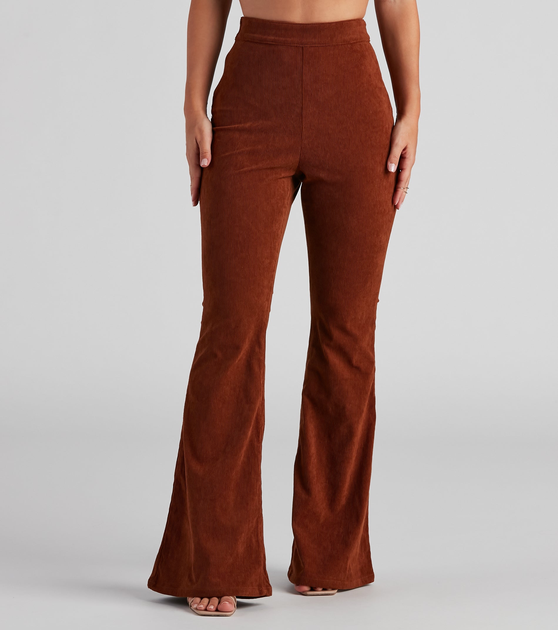 Break The Record Corduroy Flare Pants