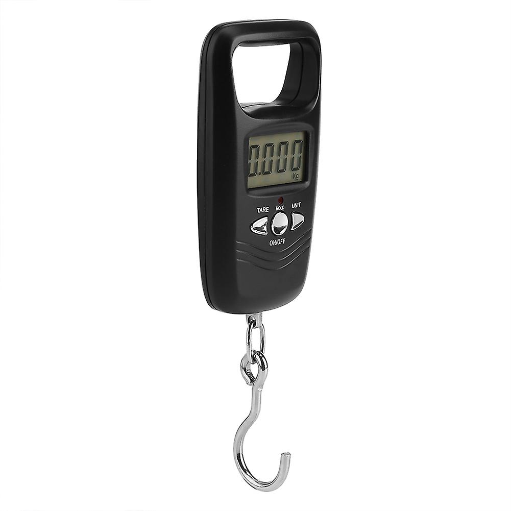 Weiheng 50kg Lcd Digital Hanging Luggage Electronic Pocket Hook Scale With Backlight (black)