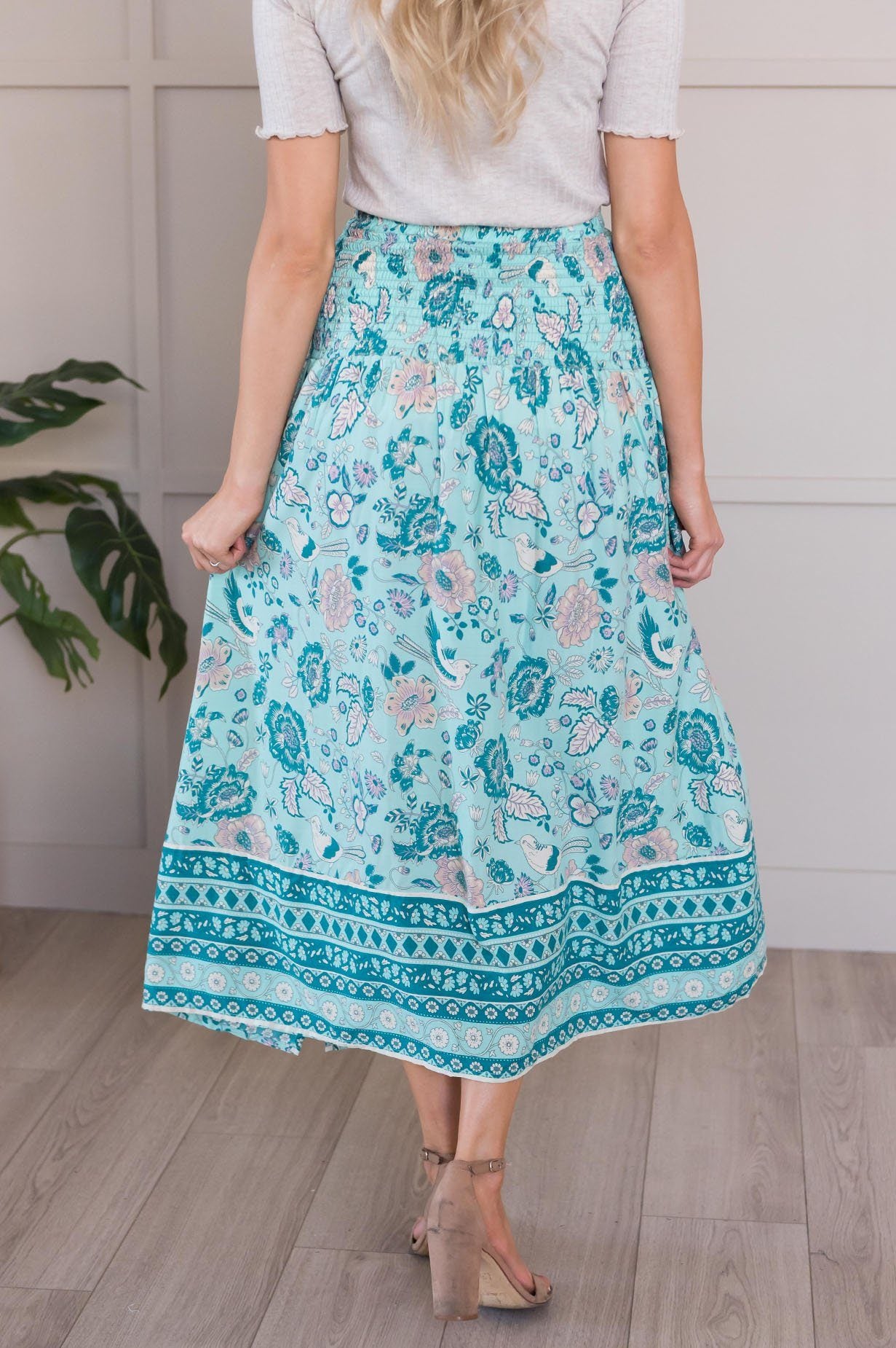 Twirl With Me Modest Bohemian Skirt