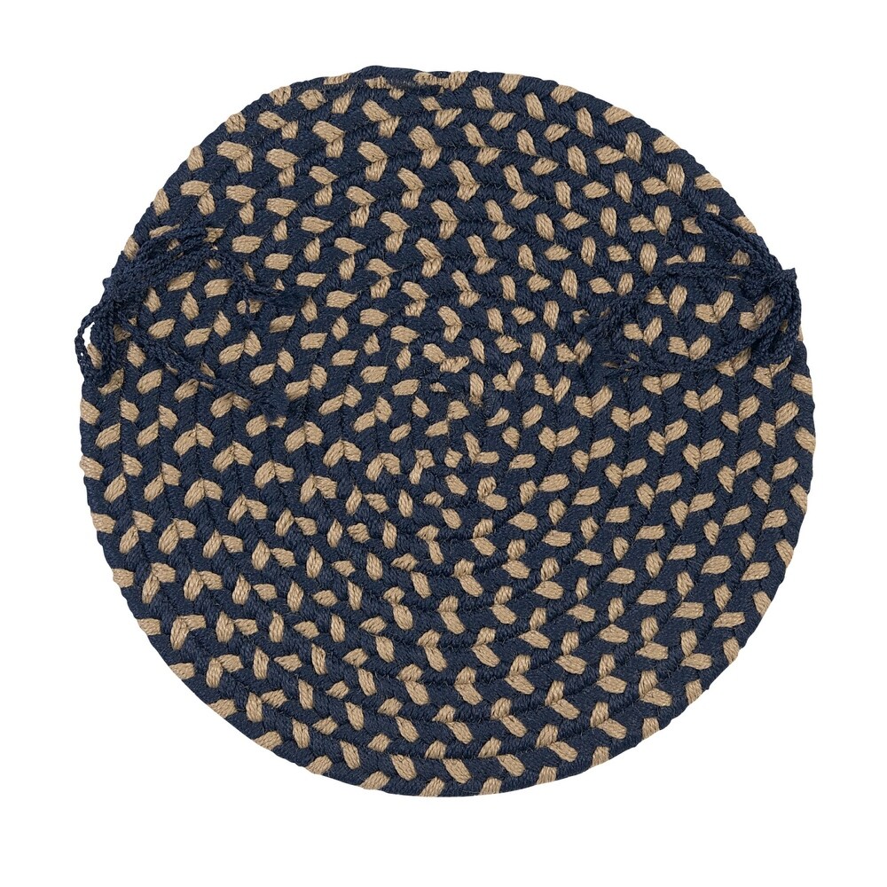 Brook Farm Machine Washable Round Chair Pads