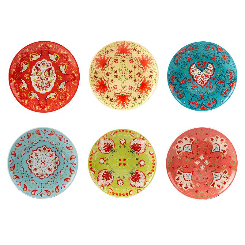 Certified International Francesca 6-pc. Canape Plate Set